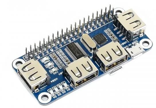 Waveshare 12694 - 4-портовый USB-концентратор для Raspberry Pi