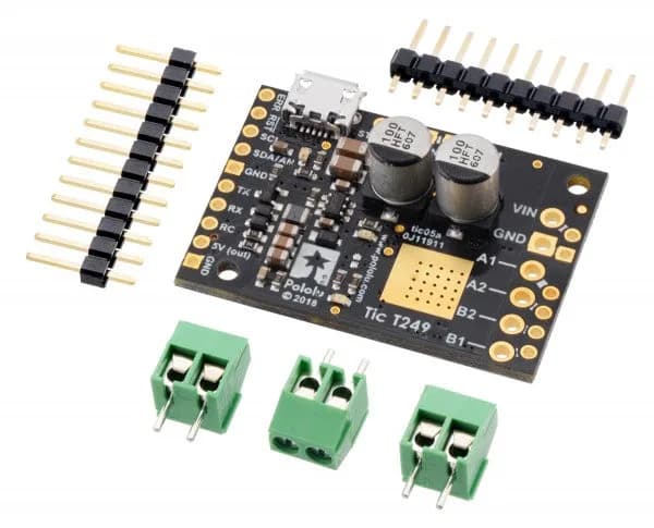 Многоинтерфейсный USB-контроллер шагового двигателя Pololu Tic T249
