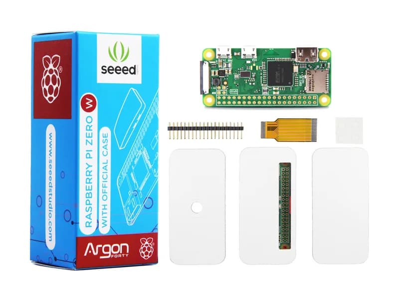 Seeedstudio Raspberry Pi Zero W с официальным чехлом