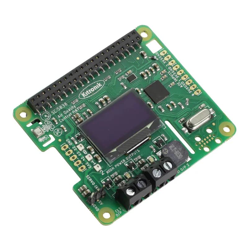 Шляпа для контроля качества воздуха и окружающей среды для Raspberry Pi
