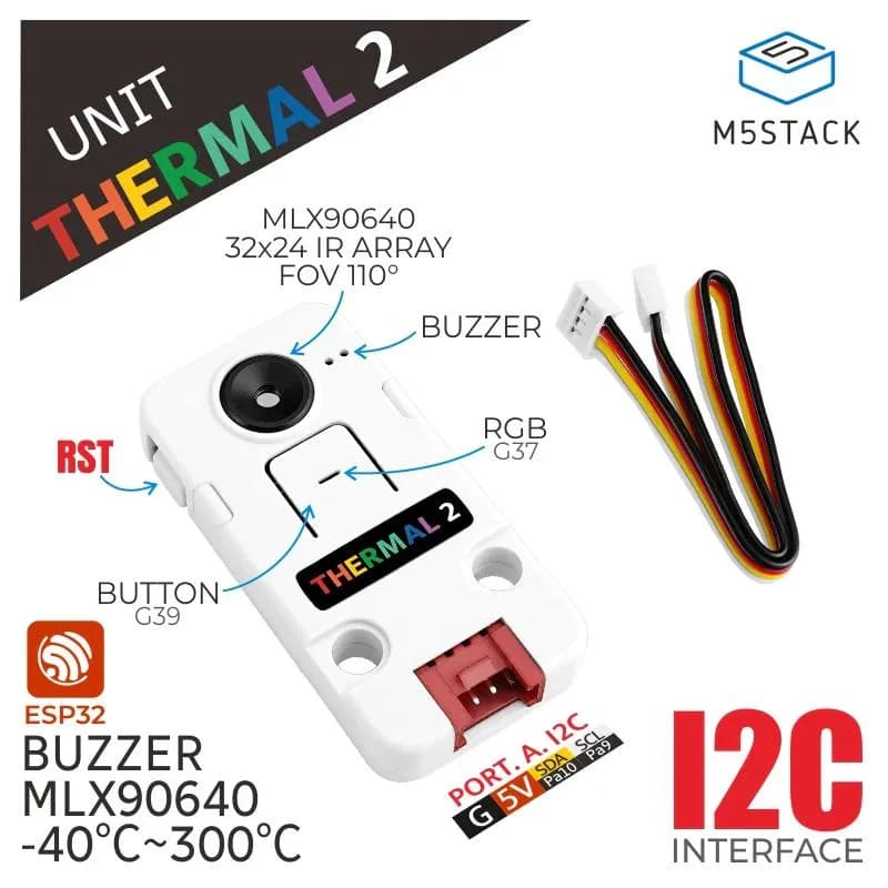 M5Stack 2MLX90640 110°