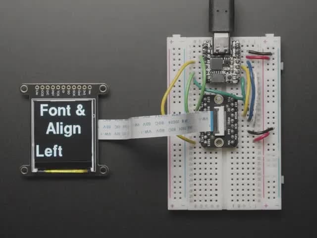 Adafruit 1,44-дюймовый цветной TFT ЖК-дисплей с разъемом для карты MicroSD