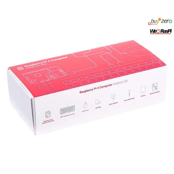 Offizielles Raspberry Pi 4 Desktop Kit DE - различные варианты