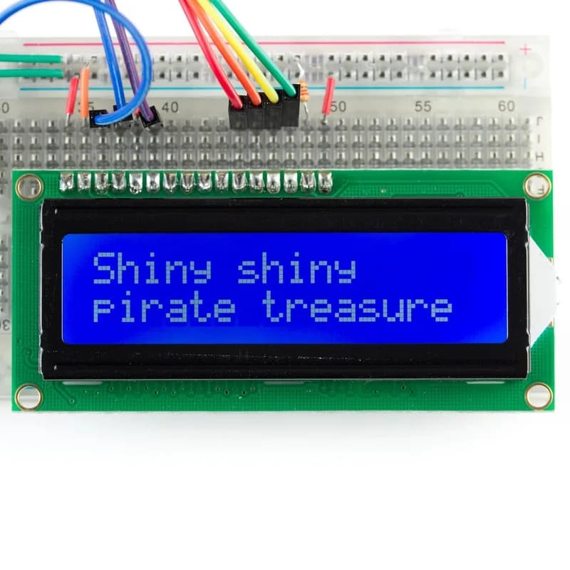 16 x 2 LCD screen