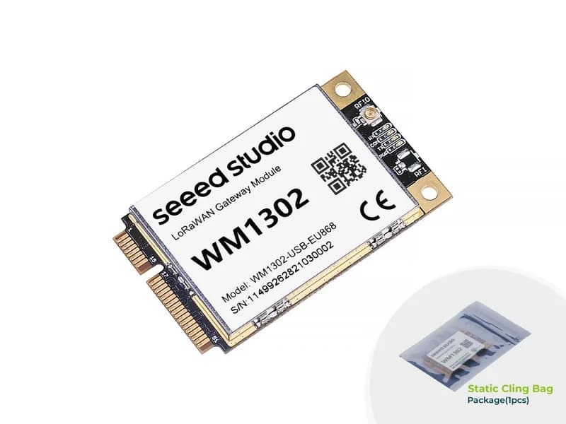 Wio-WM1302 Модуль шлюза дальнего действия (USB) - EU868
Модуль