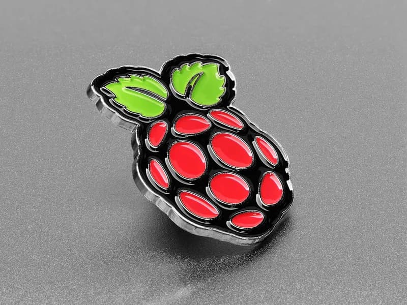 Эмалированная булавка Raspberry Pi