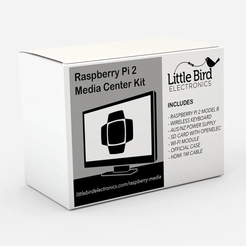 Комплект медиацентра Raspberry Pi 2