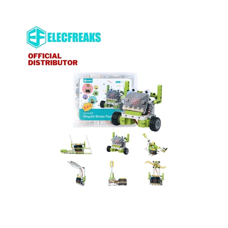 ElecFreaks micro:bit 6 в 1 Ring:Bit Bricks Pack (без платы micro:bit)