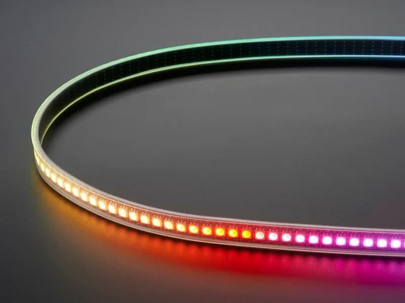 Цифровая светодиодная лента Adafruit DotStar - черная 144 светодиодов/м - один метр ЧЕРНАЯ