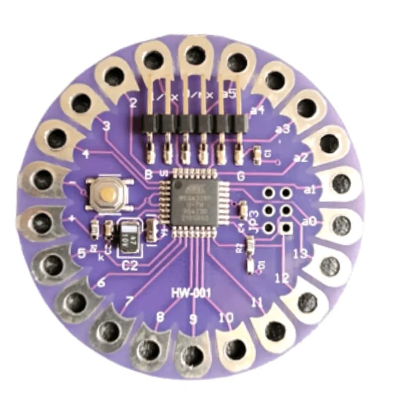 Плата, совместимая с Arduino LilyPad ATmega328P