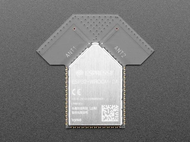 ESP32 Модуль Wi-Fi + Bluetooth® с двойной антенной и флэш-памятью 8 МБ