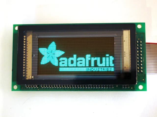 128x64 Графический VFD (вакуумный флуоресцентный дисплей) - интерфейс SPI