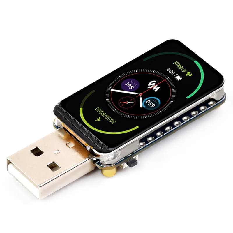 RP2350 Макетная плата с дисплеем 1,47 дюйма — USB-A (172x320)