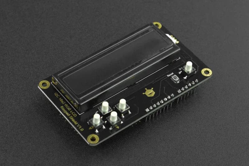 Arduino LCD1602 Экран клавиатуры I2C RGB Text