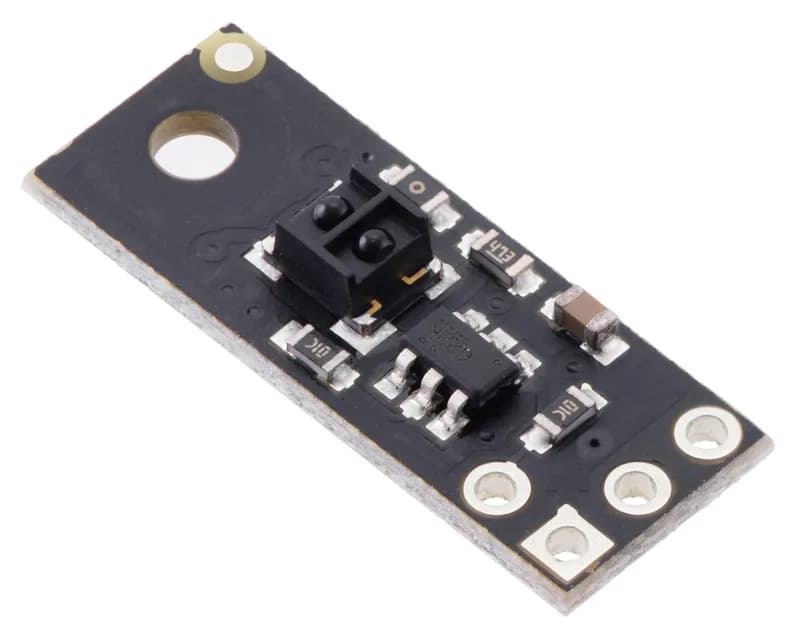 QTRXL-MD-01A Датчик отражения: 1-канальный, ширина 7,5 мм, аналоговый выход, большой диапазон