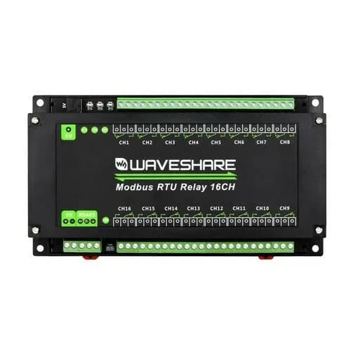 16-канальный релейный модуль Modbus RTU, интерфейс RS485, с несколькими цепями защиты изоляции