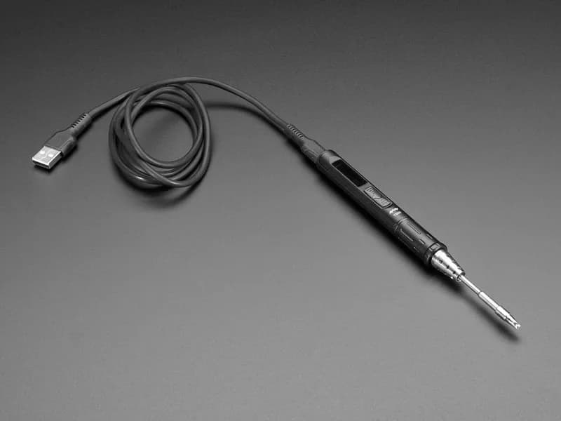 Паяльник с питанием от USB C — ручка с регулируемой температурой — TS80