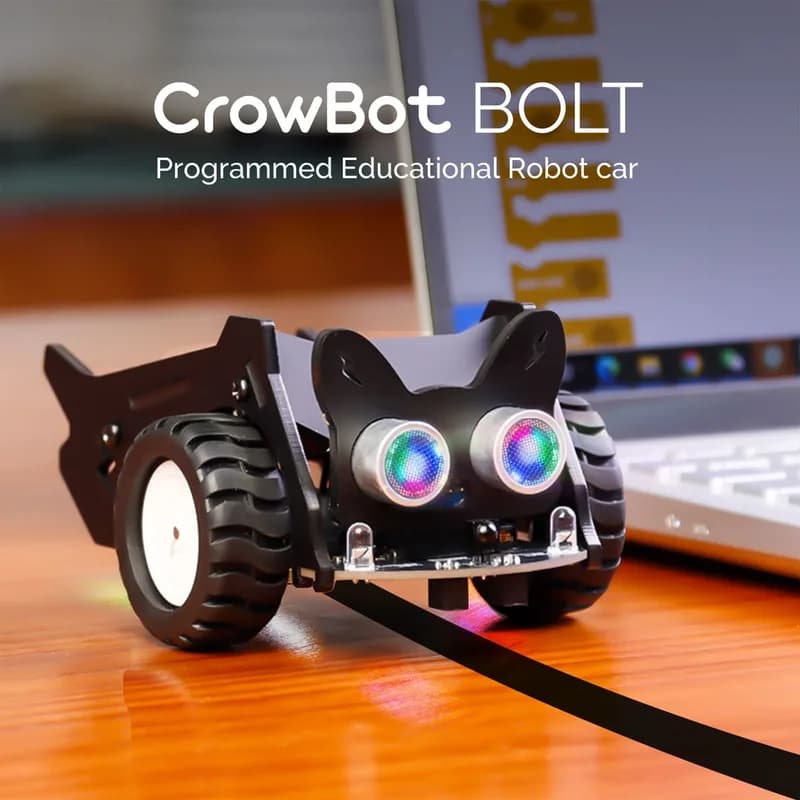 CrowBot BOLT — программируемый умный робот с открытым исходным кодом, комплект парового робота для автомобиля