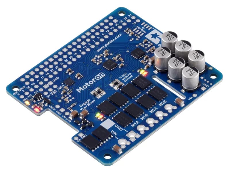 Motoron M2H24v16 Двойной мощный контроллер двигателя для Raspberry Pi (без разъемов и стоек)