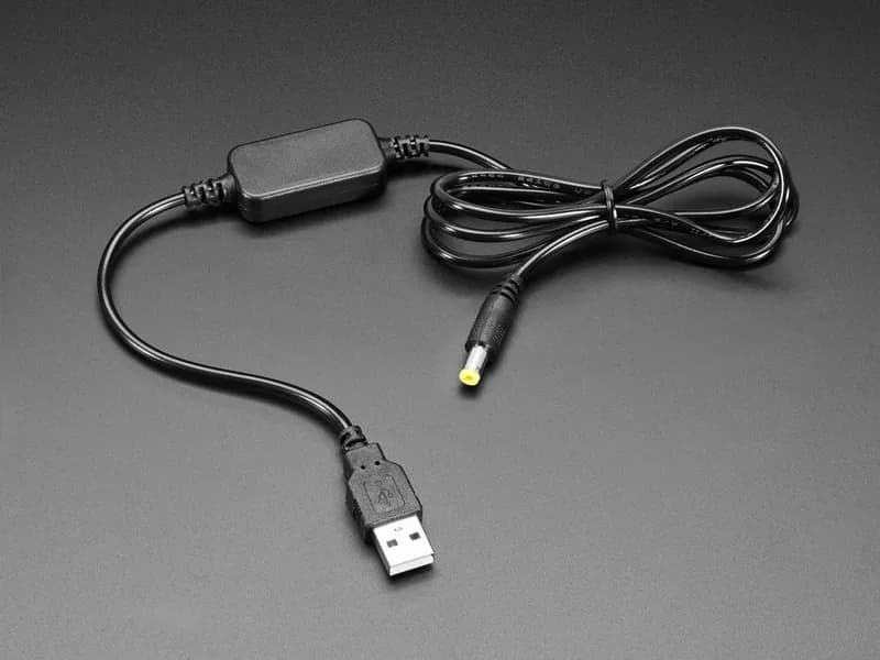 Усилительный кабель постоянного тока USB — 2,1 мм — 9 В