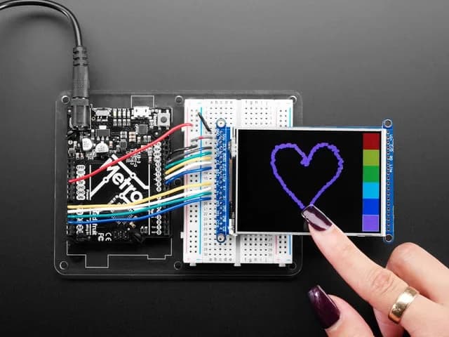3,2-дюймовый TFT ЖК-дисплей с сенсорным экраном и разъемом MicroSD