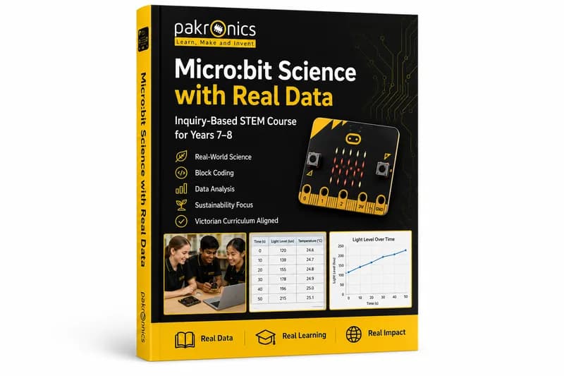 Micro:bit Science with Real Data — курс STEM на основе запросов для 7–8 классов
