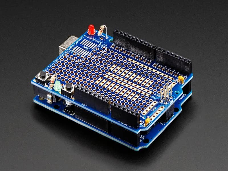 Adafruit Proto Shield для комплекта Arduino — штабелируемая версия R3
