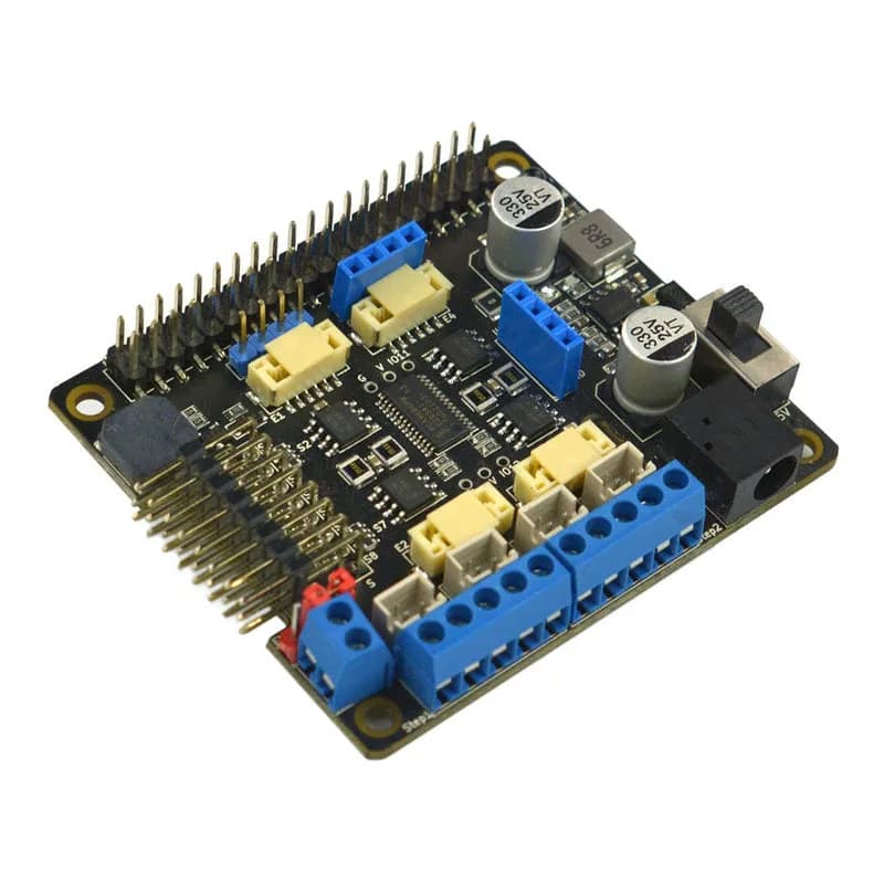 Плата расширения управления двигателем Raspberry Pi (совместима с Raspberry Pi 4B/3B+/3B/Zero)