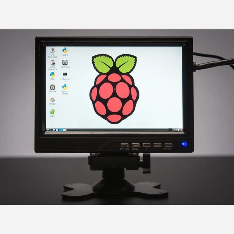 7 Дисплей 1280x800 (720p) IPS + Динамики - HDMI/VGA/NTSC/PAL