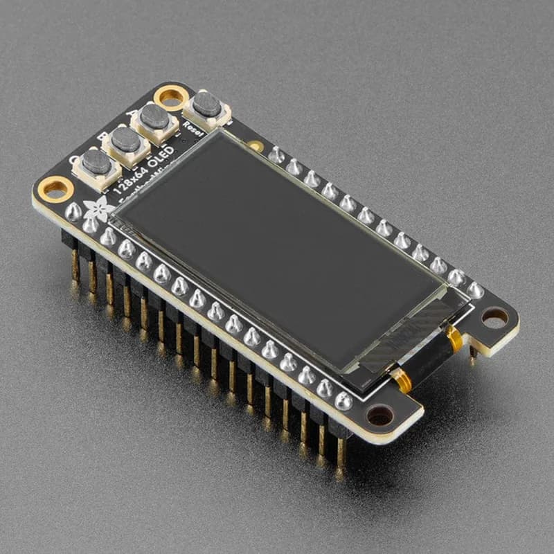 Adafruit FeatherWing OLED в сборе — надстройка OLED 128x64