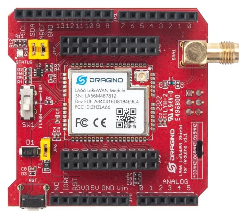 Dragino LA66 LoRaWAN Щит