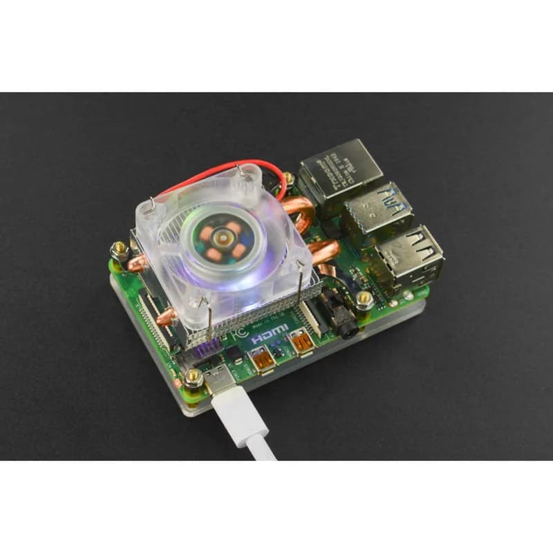 Красочный охлаждающий вентилятор ICE Tower для Raspberry Pi