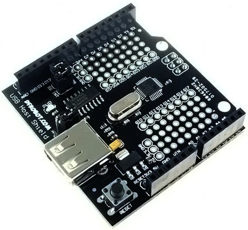 Откройте для себя универсальный USB-хост-шилд для Arduino!