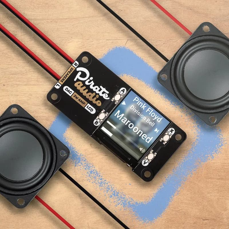 Pirate Audio: стереоусилитель мощностью 3 Вт для Raspberry Pi (Audio Verstärker HAT)