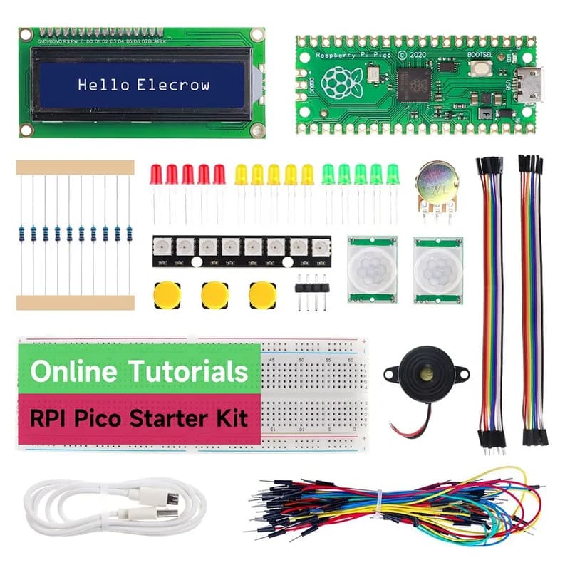 Базовый стартовый набор Raspberry Pi Pico с 25 уроками