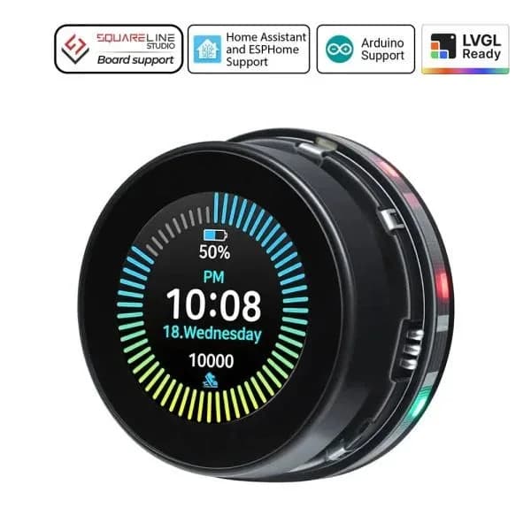 CrowPanel 1,46-дюймовый HMI ESP32, поворотный дисплей