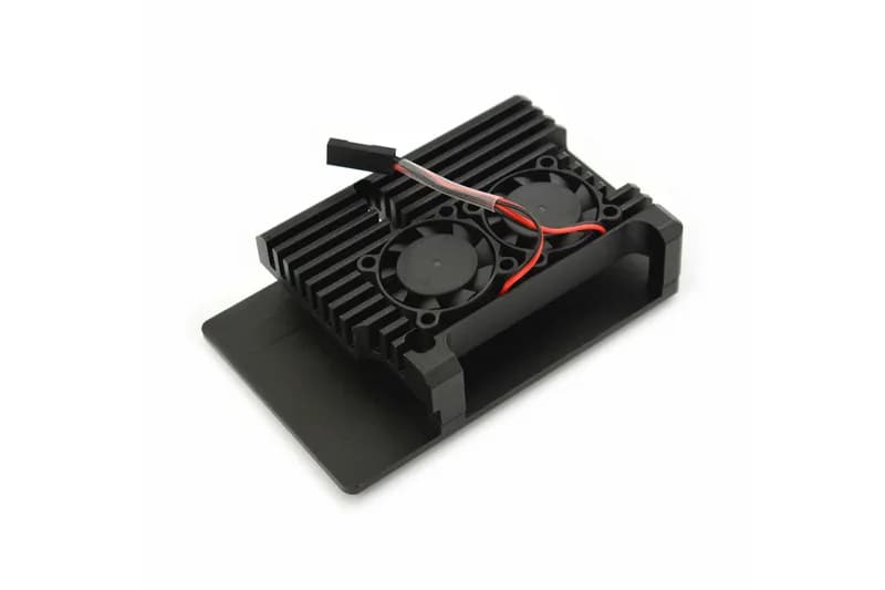 Увеличьте охлаждение вашего Pi: металлический корпус Raspberry Pi 4 с двумя вентиляторами