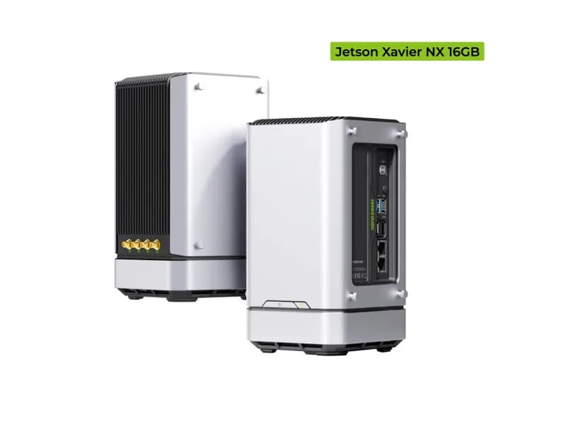 reServer J2032 — NVIDIA® Jetson Xavier™ NX 16 ГБ AI NVR для видеоаналитики, твердотельный накопитель SATA3 256 ГБ, 2,5 GbE, поддержка 4G/5G/LoRaWAN, предустановленный Jetpack
