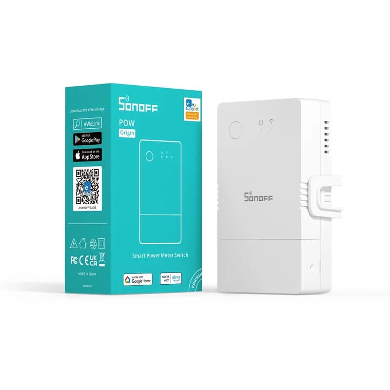 Умное реле Sonoff Wi-Fi с измерителем мощности (16А)
