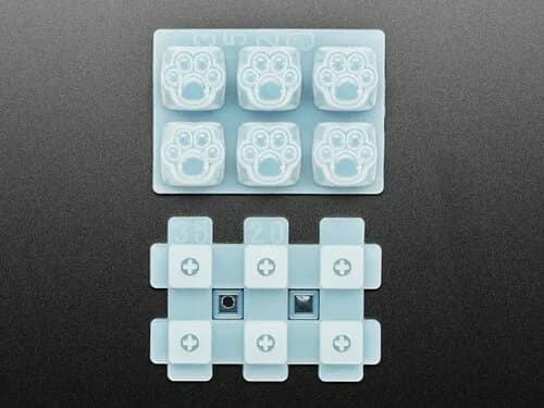 Силиконовые формы для клавиш Kitty Paw — переключатели, совместимые с MX