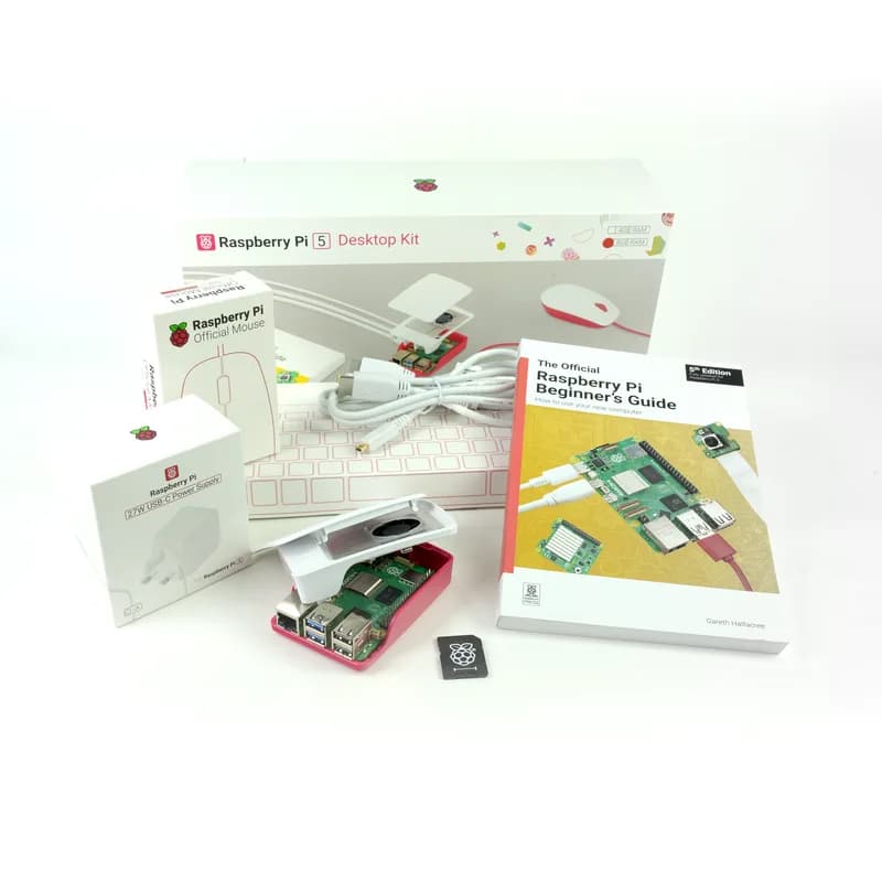 Настольный комплект Raspberry Pi 5 (8 ГБ / Великобритания)