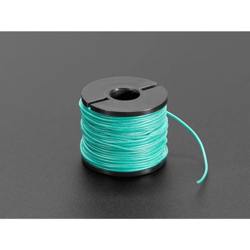 Многожильный провод с силиконовым покрытием — 50 футов, 30AWG, зеленый