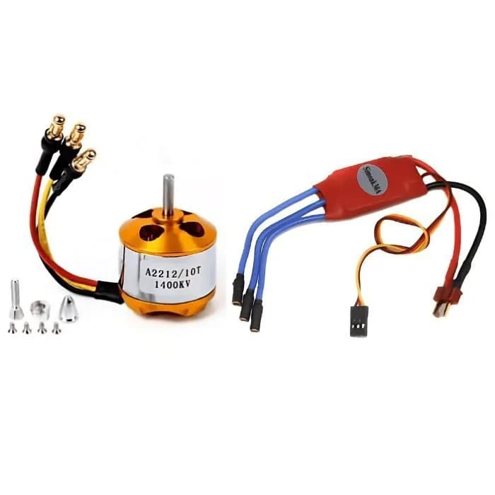 A2212 1400KV BLDC Motor и Simonk 30A ESC для радиоуправляемых дронов