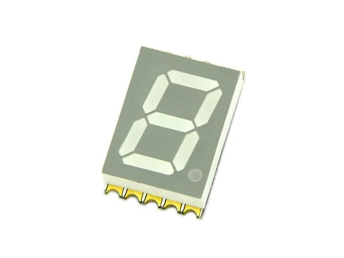 Одноразрядный 7-сегментный SMD-дисплей