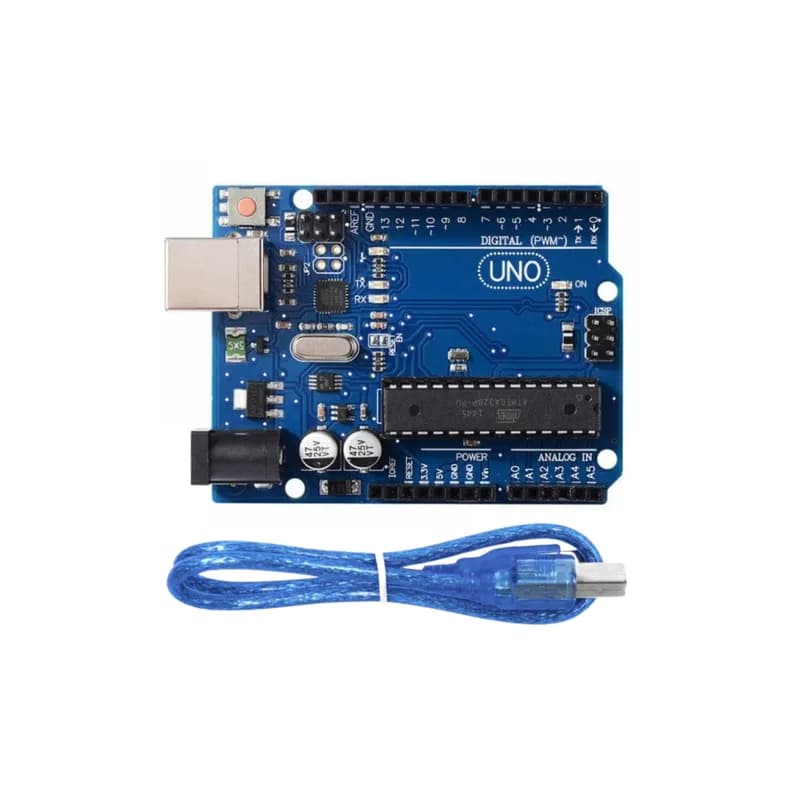 Плата Uno R3 ATmega328 DIP Arduino, совместимая с кабелем