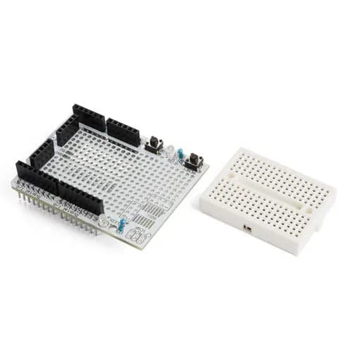 Макетная плата ProtoShield с мини-макетной платой для Arduino® Uno