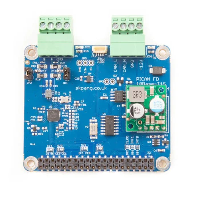 Плата PiCAN FD с 10Base-T1S для Raspberry Pi
