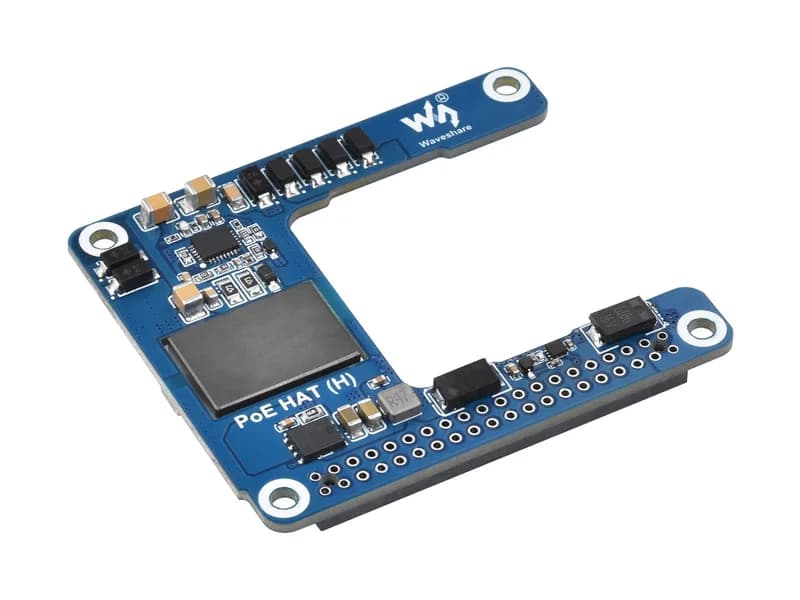 Raspberry Pi 5 PoE HAT (H) – 5 В, 5 А, изолированный SMPS, 802.3af/at