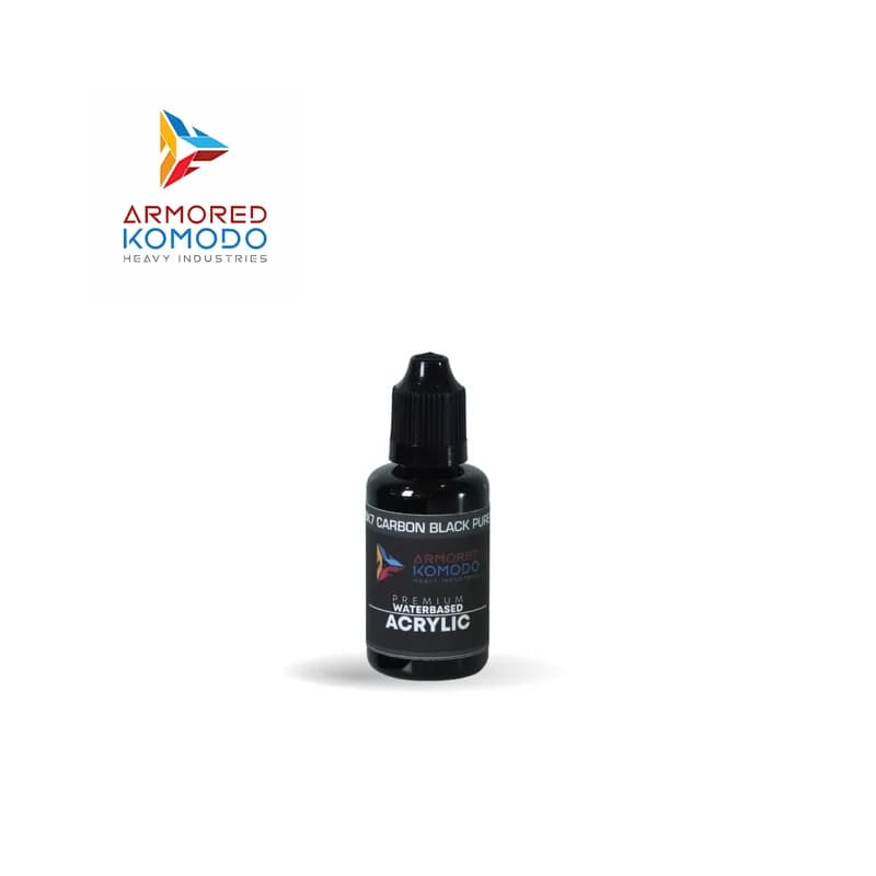 Arkom Акриловый пигмент на водной основе PBK7 Carbon Black Pure Pigment 30 мл PH730