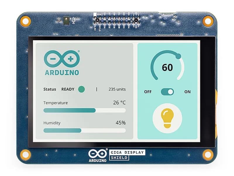 Экран дисплея Arduino® GIGA